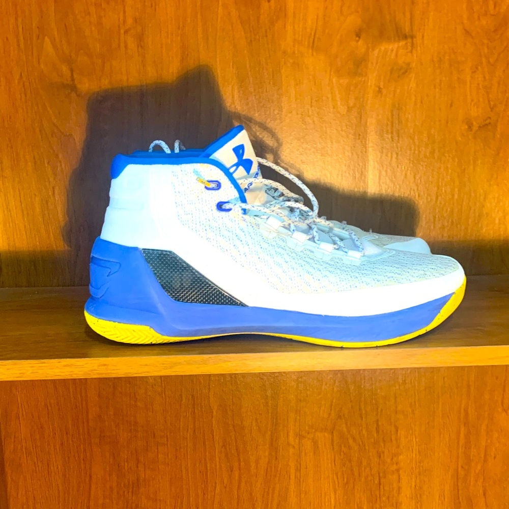 Under Armour Stephen Curry White/Blue M. 12.5